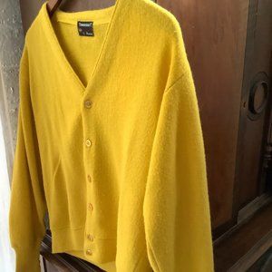 Vintage Mustard yellow cardigan 60s/70s